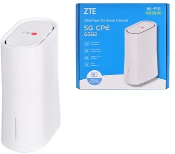 Belaidis maršrutizatorius ZTE G5B2, Wi-Fi 6 (802.11ax), AX3600 (dvijuostis), Gigabit