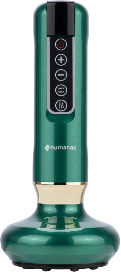 Masažuoklis - Humanas DermaSmooth 3-in-1 Anticeliulitinė Priemonė (Žalia)