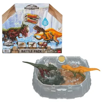 Mattel JURASSIC WORLD Dino Reveal kovos rinkinys JDC59 JDC60