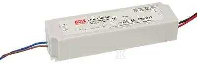 MEAN WELL LPV-100-24 100W 24V IP67 LED maitinimo šaltinis