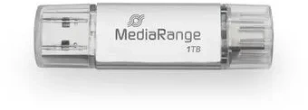 Pendrive MediaRange MR941-1 1TB Sidabrinė