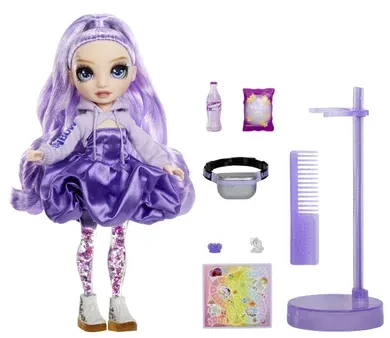 MGA Lėlė Rainbow High Sparkle & Shine Viola su blizgančiomis kojomis