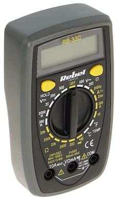 Multimetras Rebel RB-33C