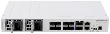 Maršrutizatorius MIKROTIK CRS510-8XS-2XQ-IN 2x100 Gigabit QSFP28 jungtys 8x25 Gigabit SFP28 jungtys dvigubas karštojo keitimo