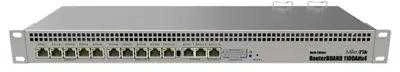 Mikrotik Laidinis Ethernet maršrutizatorius RB1100x4, 1U montuojamas ant stovo, keturių branduolių 1.4GHz CPU, 1 GB RAM, 128 MB, 13xGigabit LAN, 1xSerial console port RS232, PCB temperatūros ir įtampos monitorius, IP20, RouterOS L6 | MikroTik | Laidinis Ethernet maršrutizatorius | RB1100AHx4 | Nėra „Wi-Fi“ | 10/100/1000 Mbit/s | Ethernet LAN (RJ-45) jungtys 13 | Tinklo palaikymas: Ne | MU-MiMO: Ne | Nėra mobiliojo plačiajuosčio ryšio | 12 mėn.