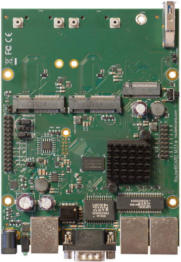 Mikrotik RBM33G laidinis maršrutizatorius Juoda, Žalia, Pilka