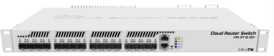Maršrutizatorius „MikroTik CRS317-1G-16S+RM“ stovo komutatorius
