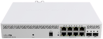 MikroTik | Cloud Maršrutizatorius Switch | CSS610-8P-2S+IN | Maršrutizatorius Switch | Rack Mountable | Mesh Support No | MU-MiMO No | No mobile broadband | SFP+ jungtys quantity 2