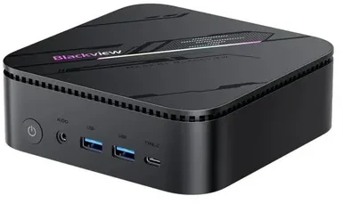Blackview MP100Pro mini kompiuteris su Ryzen 5 7530U, 16 GB RAM, 512 GB SSD ir Windows 11 Pro