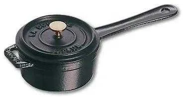 STAUB Mini ketaus puodas 250 ml, juodas