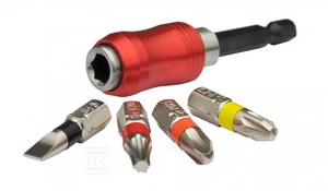 Modeco 32PCS BITŲ RINKINYS 25MM ADAPTERIS [EXPERT] - 1vnt - MN-15-540