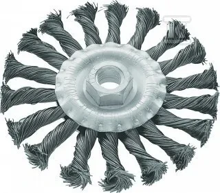 Modeco vielinis diskinis šepetys, skirtas 115 mm šlifuokliui (MN-69-121)