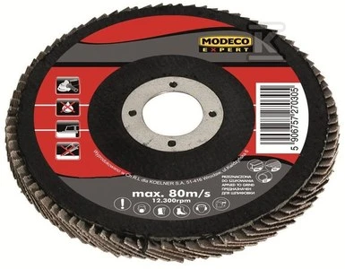 Modeco Convex šlifavimo diskas 125mm, granuliavimas 60 10vnt. - MN-68-822