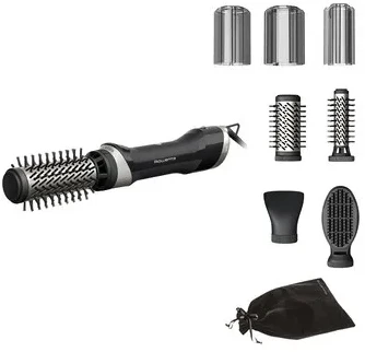 Rowenta Activ UB9540F0 hair styling tool Hot air brush Warm Juodas, Sidabrinis 1000 W