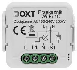 Tuya – vieno kanalo mini WiFi relė – Android/iOS programa – OXT T221
