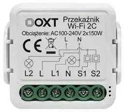 Tuya – dviejų kanalų mini relė – WiFi – Android/iOS programa – OXT T222
