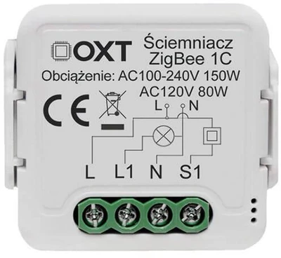 Tuya – vieno kanalo mini ZigBee apšvietimo valdiklis – Android/iOS programa – OXT SWTZ24