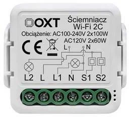OXT WiFi šviesos reguliatoriaus modulis su elektros schema