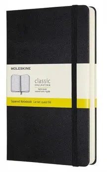 Moleskine Pastabos Classic 13x21 tinklelis, juoda