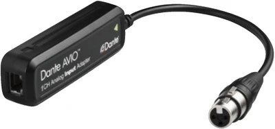 Dante AVIO 1CH analoginis įvesties adapteris su XLR jungtimi