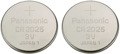 1x2 Panasonic CR 2025 Lithium Power