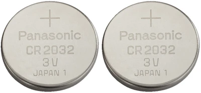 1x2 Panasonic CR 2032 Lithium Power