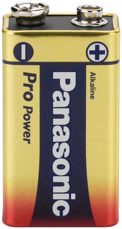 „Panasonic“ 6LR61PPG šarminės baterijos, 1 vnt., 9 V