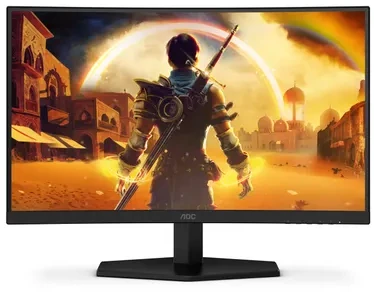 Žaidimų monitorius AOC C24G42FE, 23.6" Full HD (1920x1080) lenktas VA, 180Hz, 1ms, HDR10, Adaptive Sync