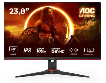 Monitorius AOC 24G2SPAE/BK, 23.8", IPS, FHD (1920x1080), 165 Hz, 1 ms, Freesync Premium, Juodos spalvos