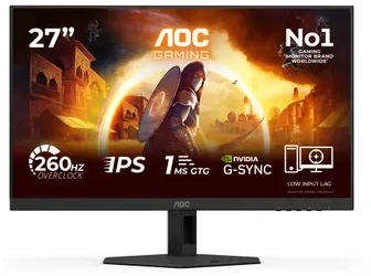 Žaidimų monitorius AOC 27G4ZRE, 27" Full HD (1920x1080) IPS, 260Hz, 0.5ms, HDR10, Adaptive Sync