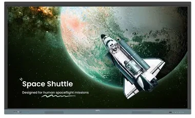 Monitorius BenQ RE6504 Interaktyvus płaski panel 165,1 cm (65") 450 cd/m2 4K Ultra HD Juodas, Pilka Ekran dotykowy Procesor įmontuotas Android