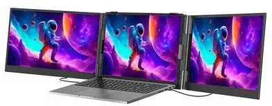 Monitorius Nešiojamas „Blackview“ 15,3 colio dviejų monitorių televizorius DCM8
