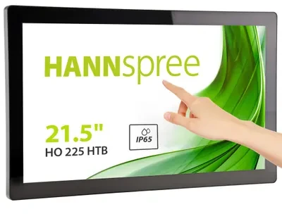 Monitorius Hannspree Open Frame HO 225 HTB 54,6 cm (21.5") LED „Full HD“ Lietimui jautrus ekranas Stendo dizainas Juoda