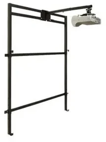 Laikiklis NEOMOUNTS MOVE UP DISPLAY FLOOR STAND (32-75") SOLID STEEL FLOOR PLATE