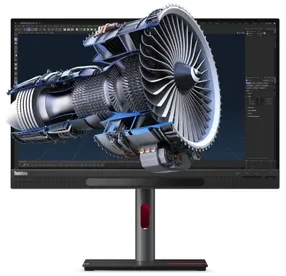 Monitorius LENOVO 27 colių UHD (3840X2160) / 3D / IPS ekranas / apsauga nuo akinimo 16:9 / HDMI / USB-C (100 W) / DP / RJ45 / 3 metų garantija