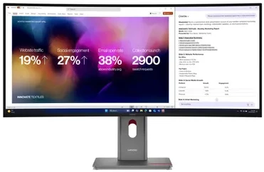 Lenovo ThinkVision P40WD-40 monitorius komputerowy 100,8 cm (39.7") 5120 x 2160 px LCD Juodas