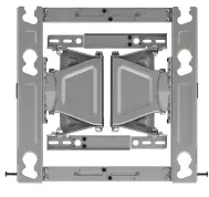 Laikiklis LG OLW480B TV mount/stand 165.1 cm (65") Pilkas