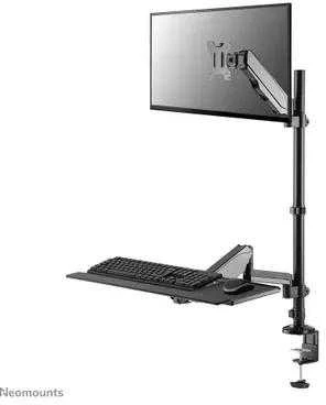 Laikiklis NEOMOUNTS DESK MOUNTED SIT-STAND WORKSTATION (SCREEN, KEYBOARD & MOUSE)