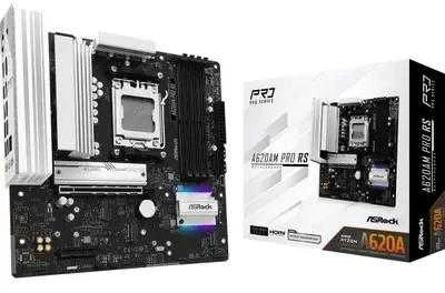 Pagrindinė plokštė ASRock A620AM Pro RS AM5 mATX HDMI/DP DDR5