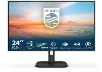 Philips 1000 series 24E1N1200A/00 computer monitorius 60.5 cm (23.8") 1920 x 1080 pikselių Full HD LCD Juodas