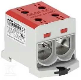 MOREK Złączka OTL150-2 spalva raudona 2xAl/Cu 25-150mm2 1000V AC / 1500V DC Zacisk universalus MAA2150R10