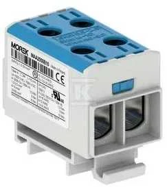 MOREK Geležinkelio jungtis su sriegiais AL / CU 1.5-50mm2 TS35 1-track 4-open OTL50-2 mėlyna MAA20B10 89731003 - MA2020B10