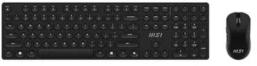 Klaviatūra MSI FORGE K210 WIRELESS COMBO Baltas US | Klaviatūros ir pelės rinkinys | Wireless | su pele | US | Baltas