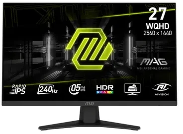 MSI MAG 274QFDE X24 kompiuterio monitorius 68,6 cm (27") 2560 x 1440 px Wide Quad HD LCD Juodas