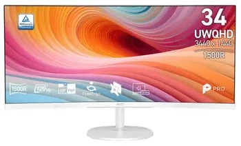MSI PRO MP341CQW E12 34inch VA Curve 120Hz 4ms HDMI DP Monitorius