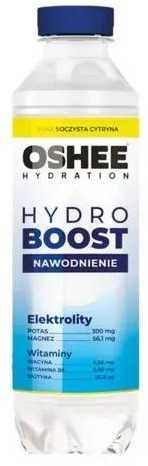Kita Citrinų skonio negazuotas izotoninis gėrimas OSHEE HydroBoost papildytas elektrolitais bei vitaminais, 555ml