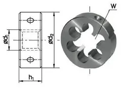 NARZYNKA G 3/8" DIN-24231 (A) HSS 800