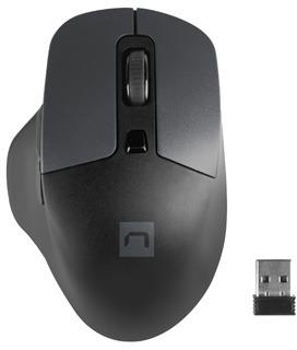 Natec Pelė, BlackBird 2, Silent, Wireless, 1600 DPI, Optinė, Juodas | Natec | Pelė | Optinė | Wireless | Juodas/Gray
