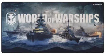 NATEC GENESIS pelės kilimėlis Carbon 500 Maxi World of Warships Armada 900x450mm