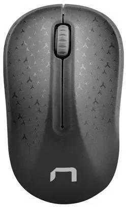NATEC pelė Toucan optical wireless juodas/pilkas